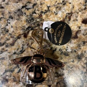 Bridgerton Bee Sanitizer Holder Keychain